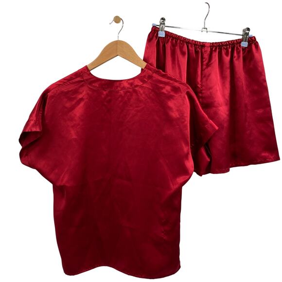 Victoria's Secret 1996 red satin pajama set - Picture 4 of 5